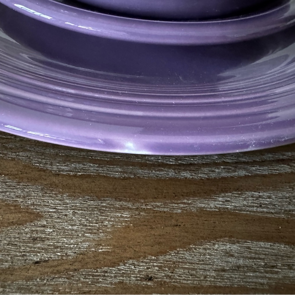 Vintage Fiesta Lilac Five Piece Dinnerware Set - Picture 15 of 15